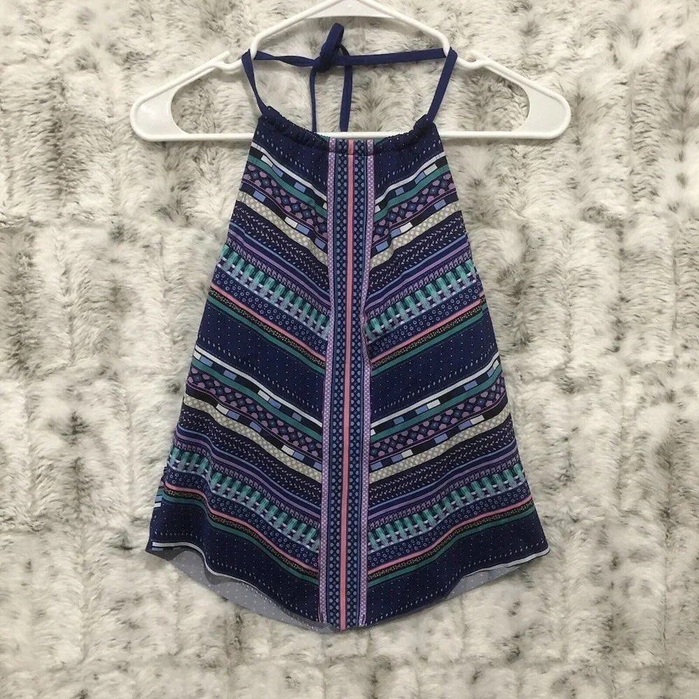 Laundry By Shelli Segal High Neck Tankini swim top Size XS